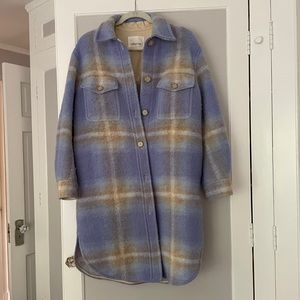 Aritzia Wilfred Free The Ganna Long Shirt Jacket